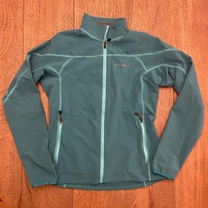 Eddie Bauer Teal Windbreaker size small
